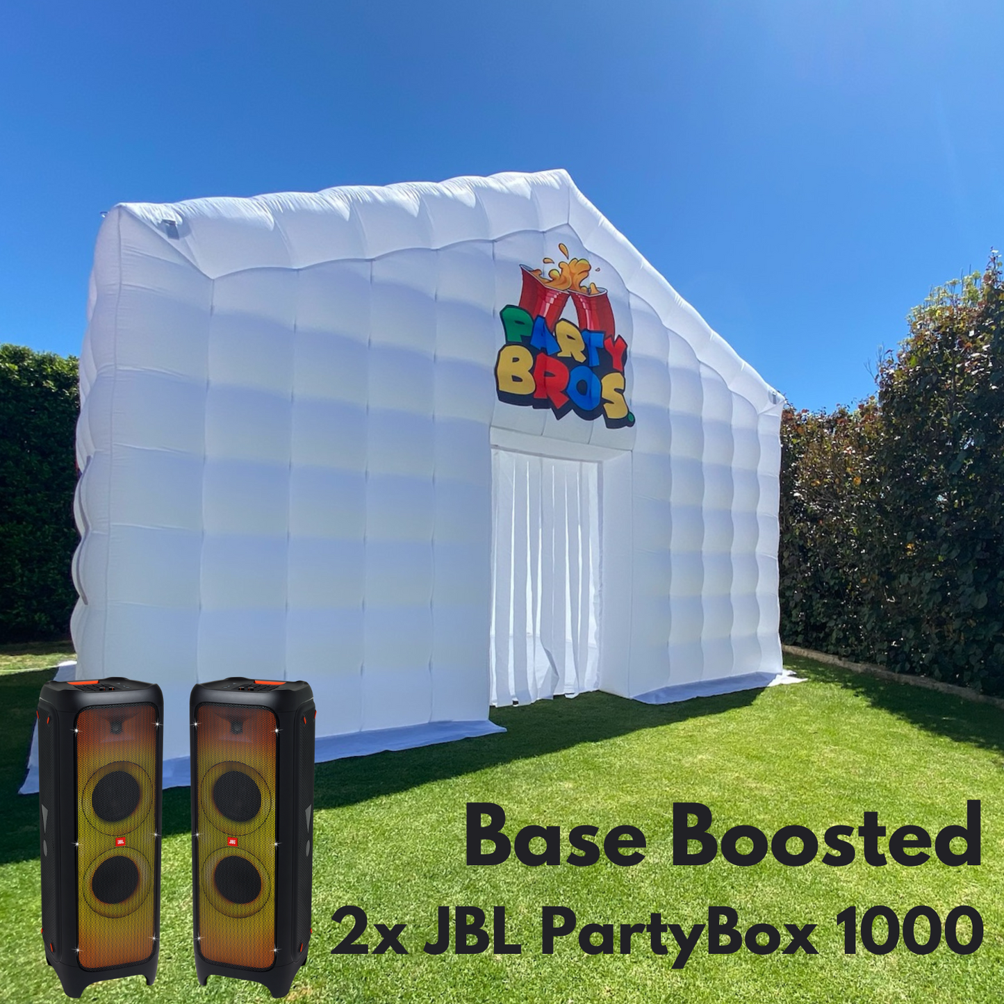 White Inflatable Nightclub Hire Package