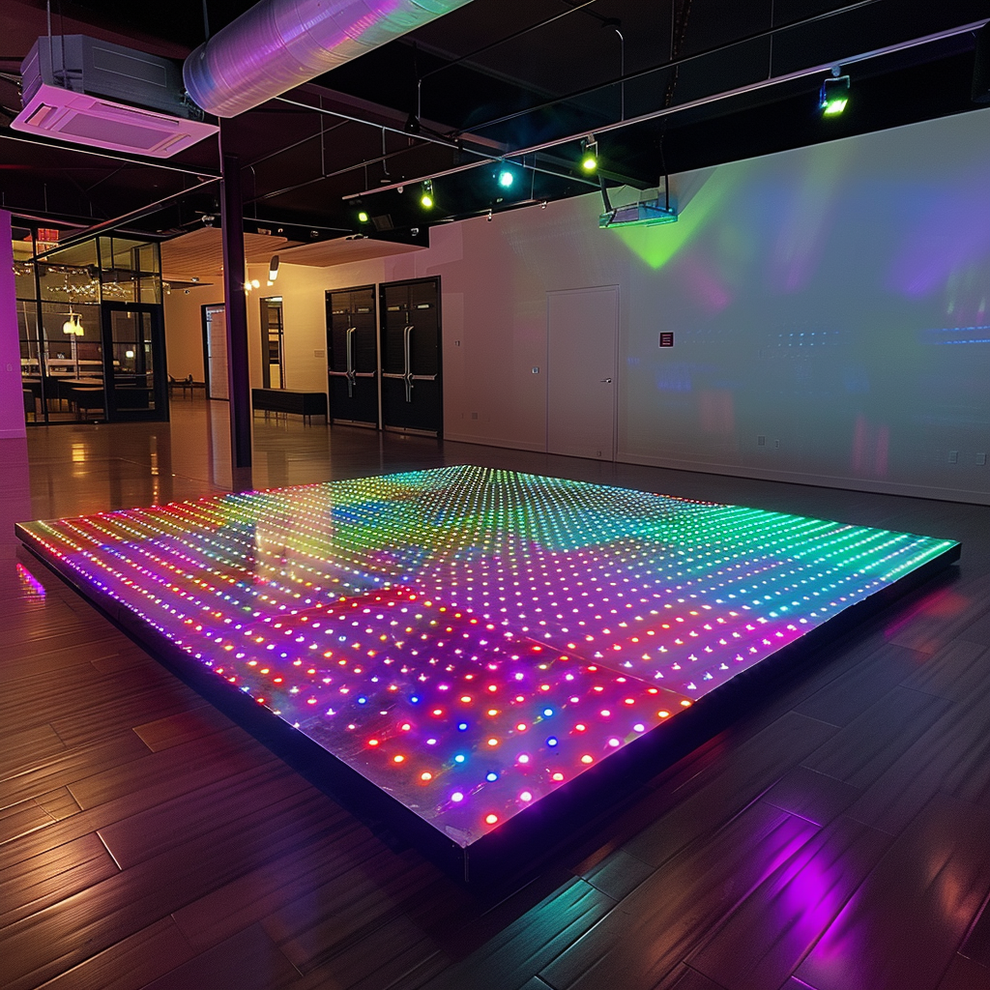 Dance Floor Hire Perth LED Light Up Disco Floor Rental 🕺 Party Bros